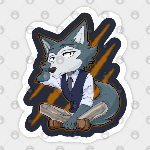 Chibi Legoshi Legoshi Sticker TeePublic